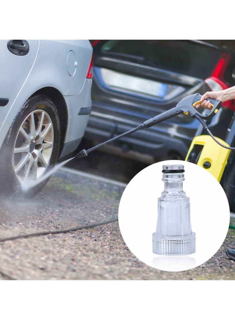 Pressure Washer Gun Adapter, 3 Pcs Plastic Pressure Washer Inlet Filter, 3/4 Inch Garden Hose Connection, Water Tap Garden Irrigation Pipe Adapter, for Garden Home Connectors - Image 2
