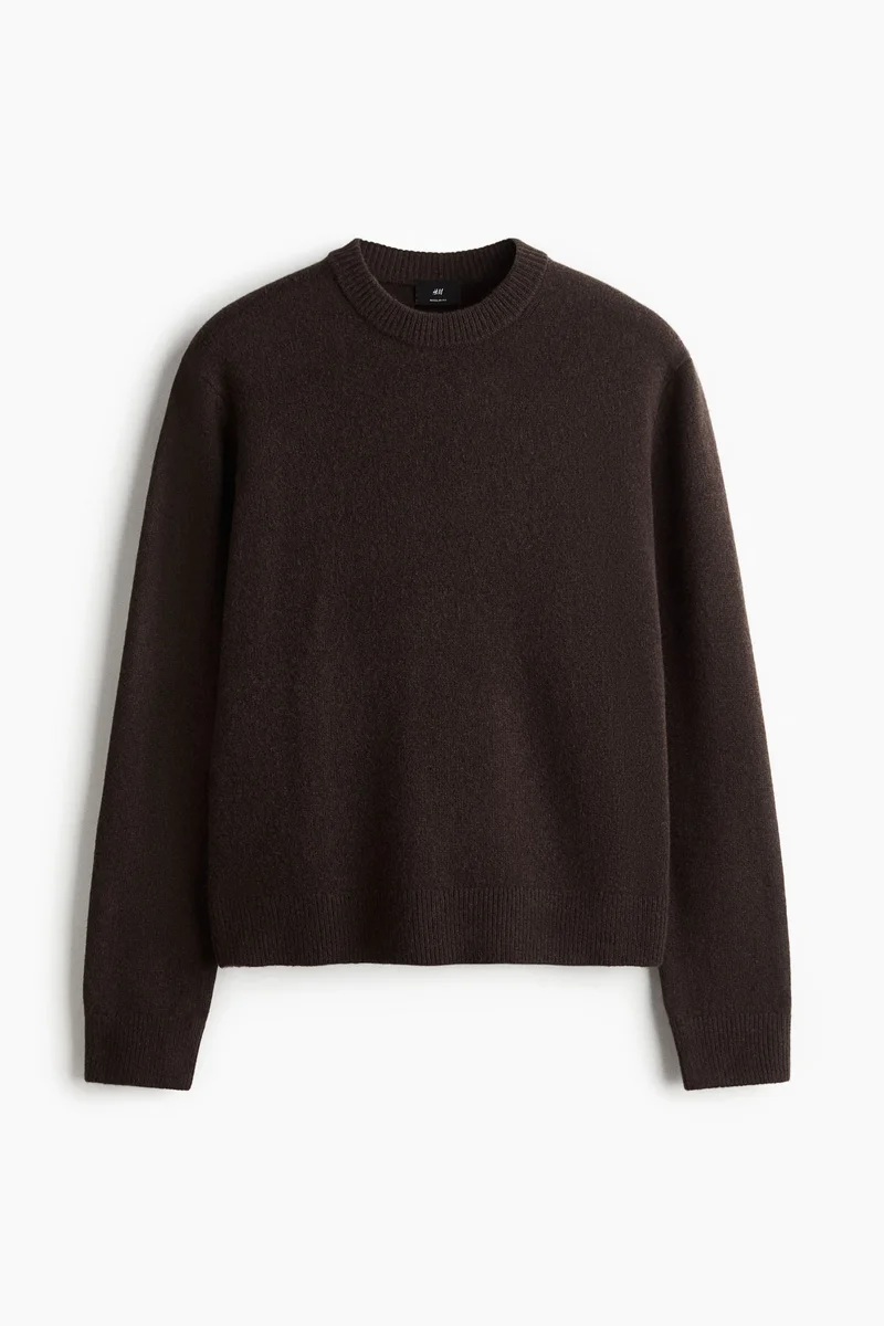 H&M Regular Fit Fine-knit wool jumper