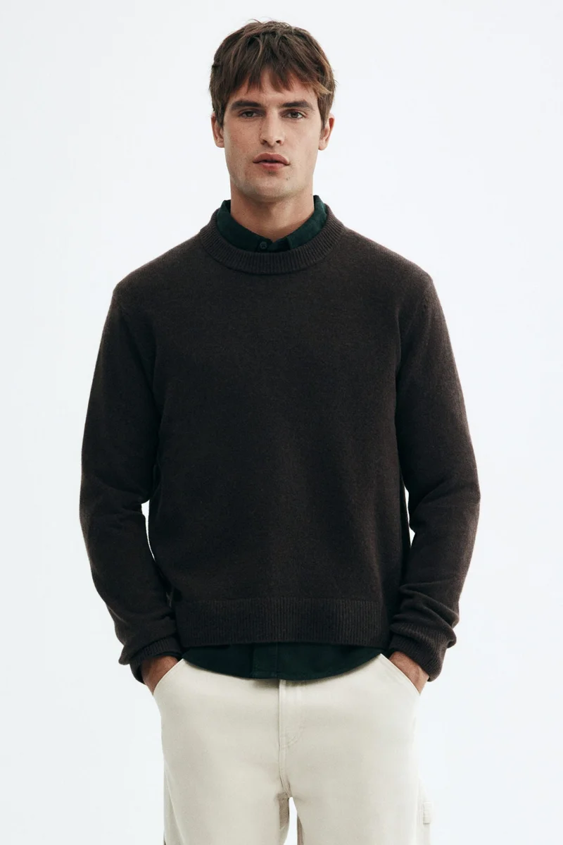 H&M Regular Fit Fine-knit wool jumper