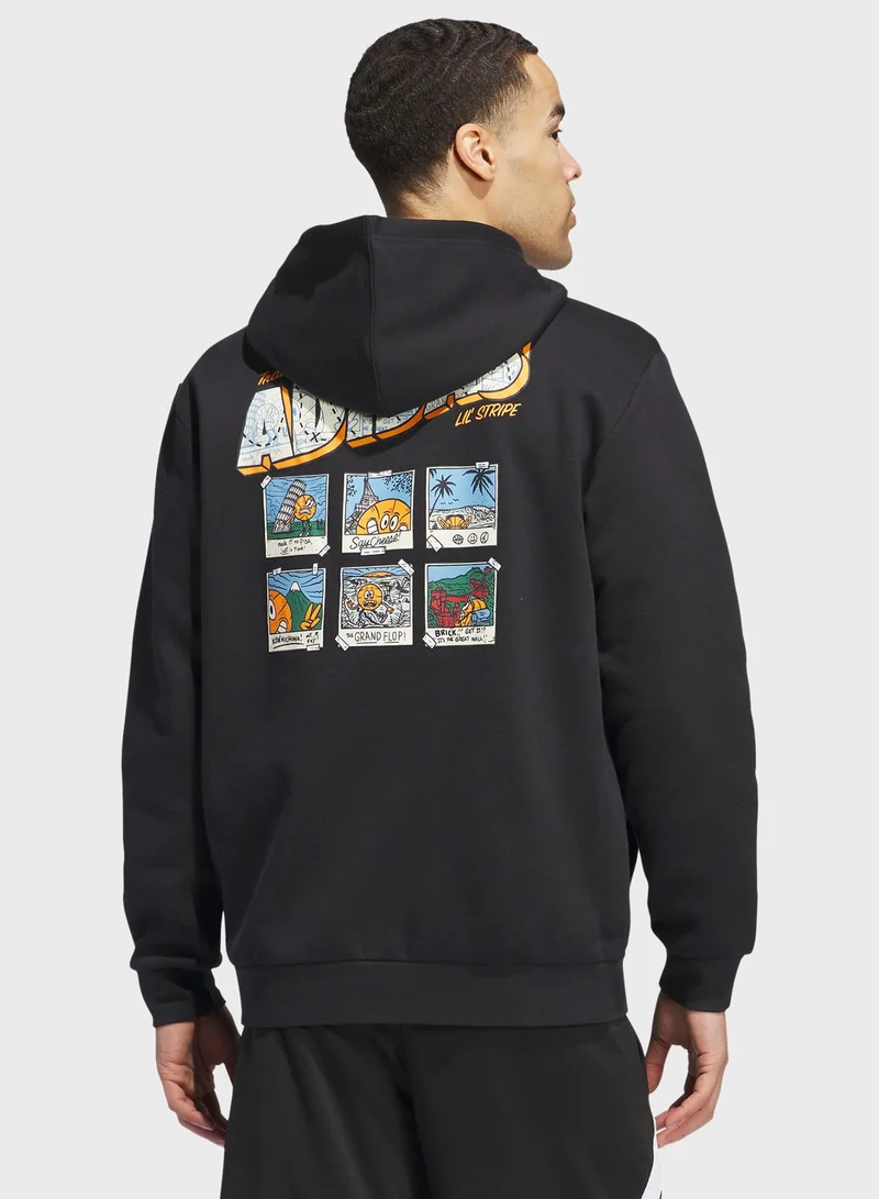 Adidas Lil Stripe Graphic Hoodie