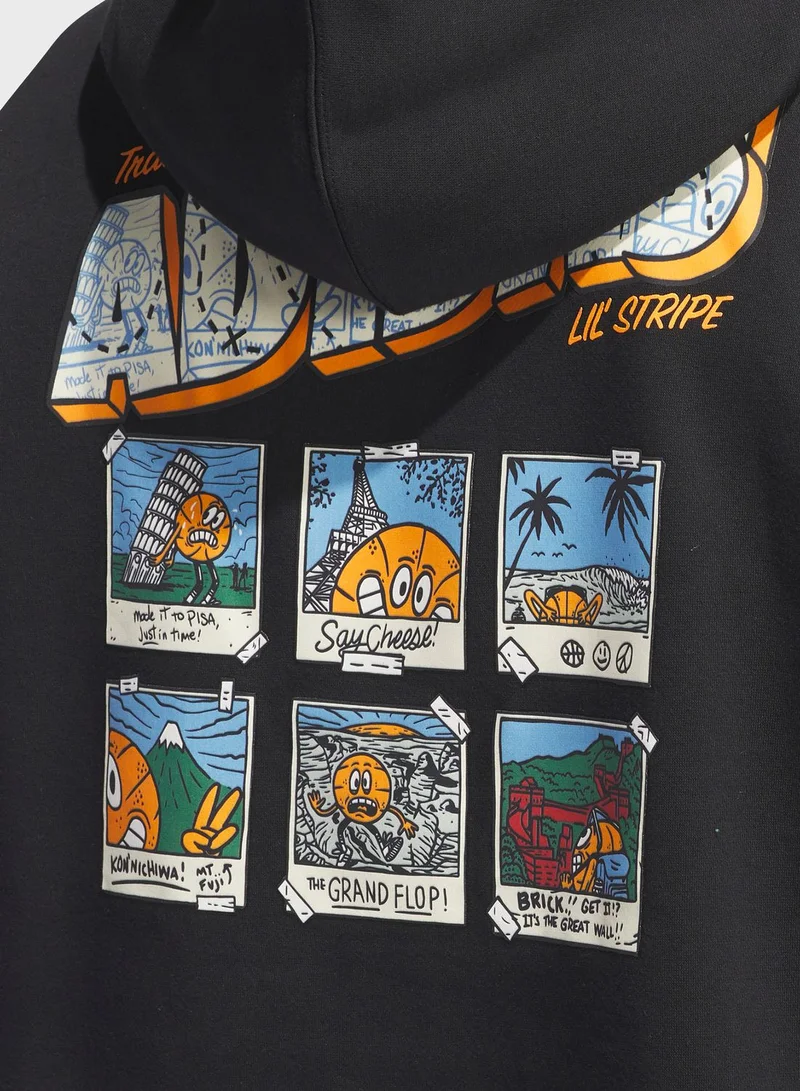 Adidas Lil Stripe Graphic Hoodie