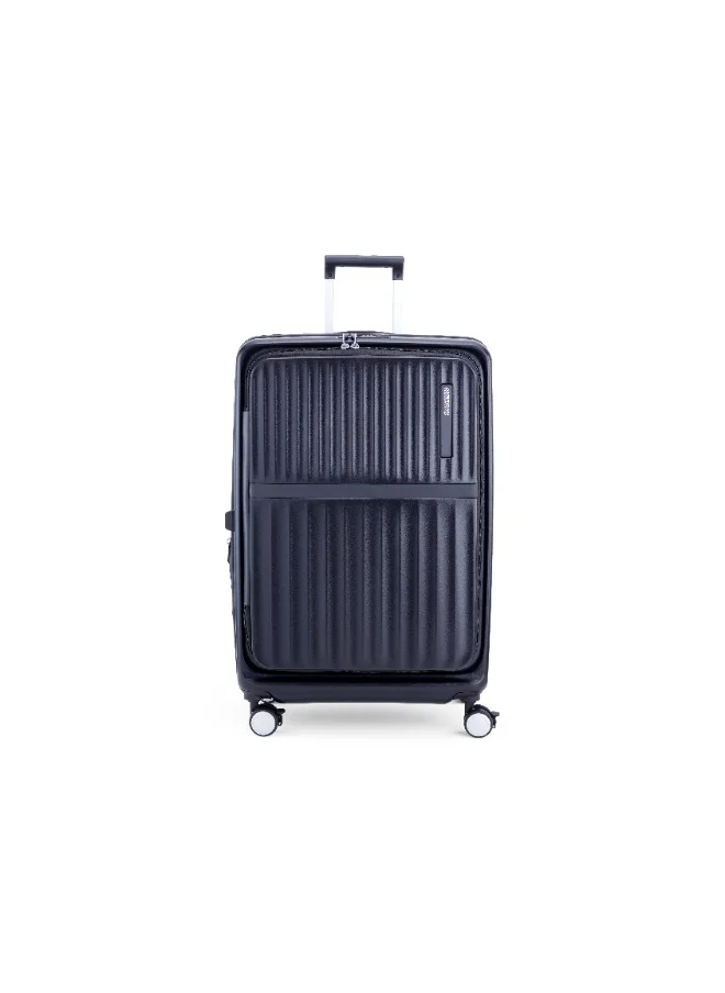 امريكان توريستر American Tourister Trento + Spinner 76 cm - Black - 3 Years Global Warranty