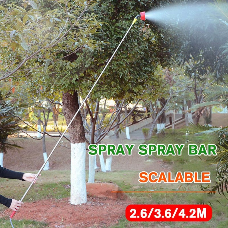 Electric sprayer boom accessories, stainless steel extended boom, telescopic boom, fishing rod style boom, agricultural fruit tree sprayer. - Image 2