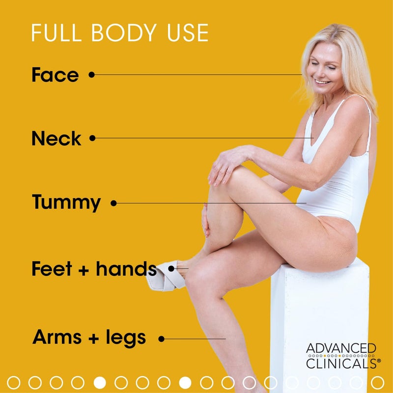 Advanced Clinicals Retinol Body Lotion & Face Moisturizer | Anti Aging Skin Care Retinol Body Cream For Women & Men Improves Appearance Of Fine Lines, Wrinkles, & Look Of Crepey Skin, W/Travel Size - Image 4