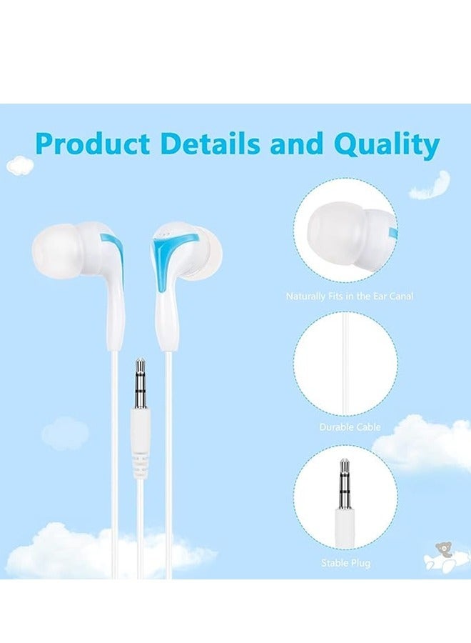 Creative In-Ear Wired Headphones Blue-(4piece) - Image 2