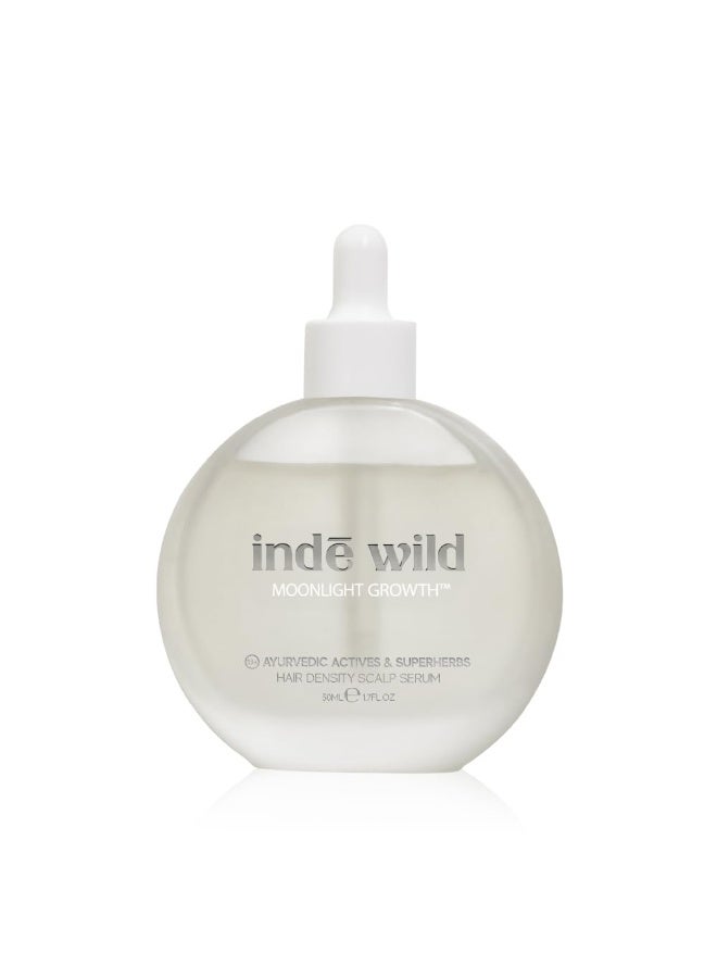 indē wild Moonlight Overnight Scalp Serum | Hair Regrowth Serum with 9% Active Complex | Water-based, Leave-on Treatment | Reduces Hairfall, Strengthens Follicles, Activates Hair Growth | Men & Women | 50ml - Image 1