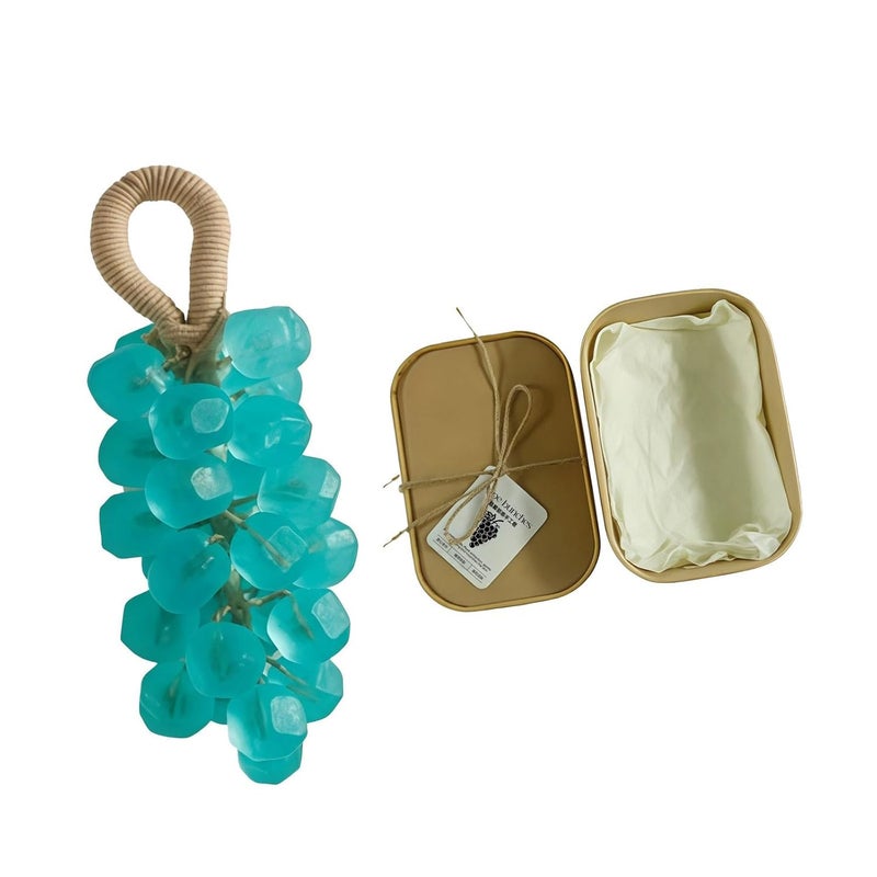 Of 1 Grape Cluster Soap Gift Box in Recyclable for Presenting Naturally Skincare Presents Grape Soap - Image 5