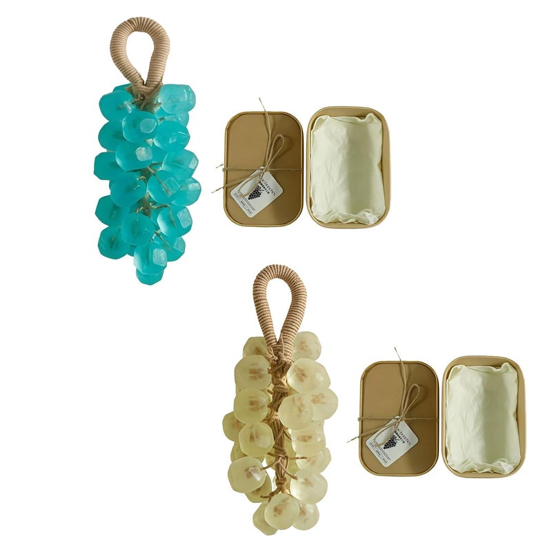 Of 1 Grape Cluster Soap Gift Box in Recyclable for Presenting Naturally Skincare Presents Grape Soap - Image 2