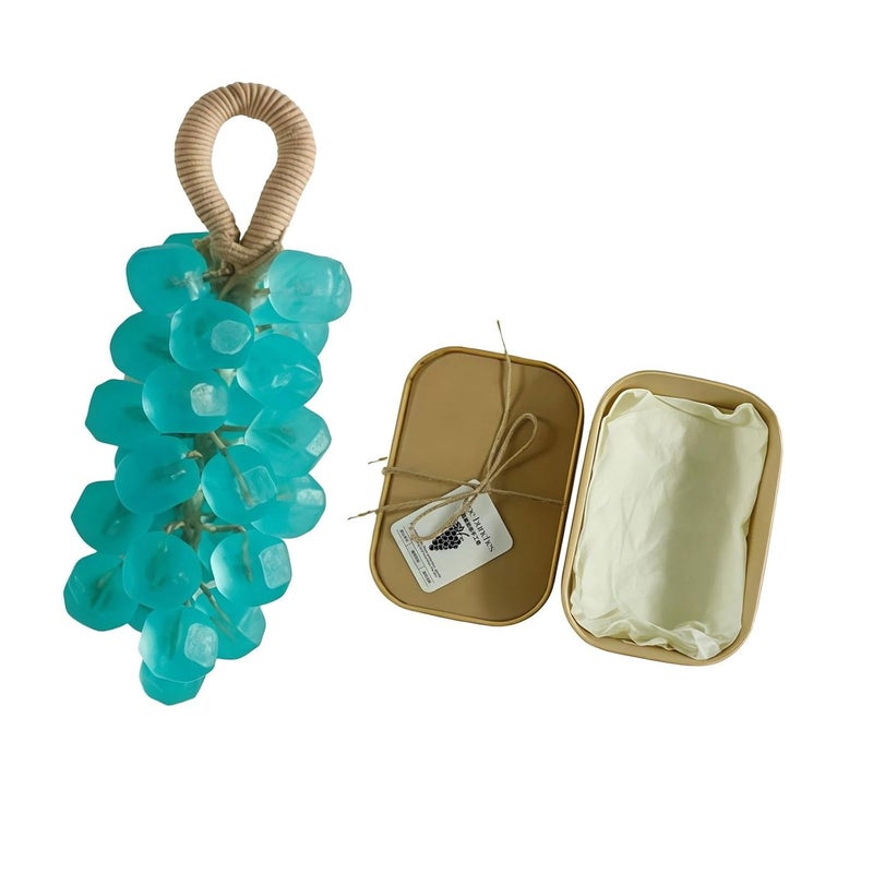 Of 1 Grape Cluster Soap Gift Box in Recyclable for Presenting Naturally Skincare Presents Grape Soap - Image 3