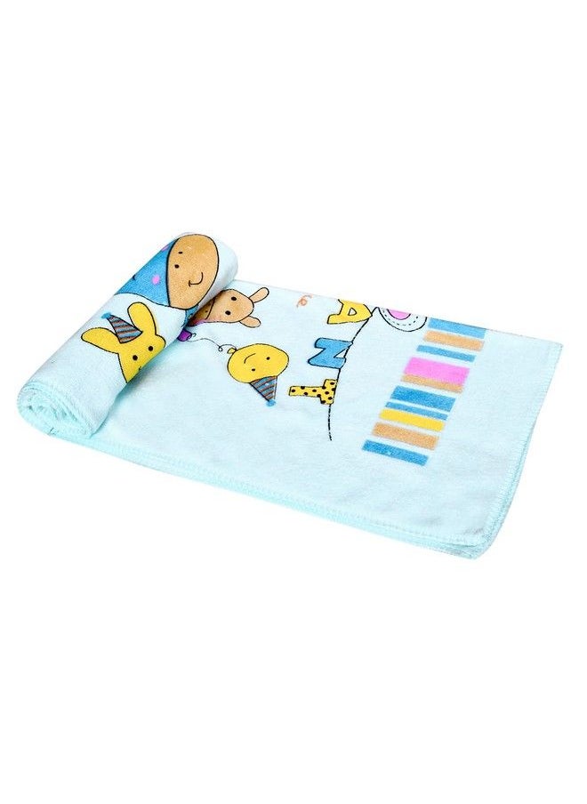 The Little Lookers Towel For Newborn;Baby;Kids; Super Soft Baby Bath Towel Set For Infants;Bathing Accessories… (Blue Large(60X105Cm))  - Image 5