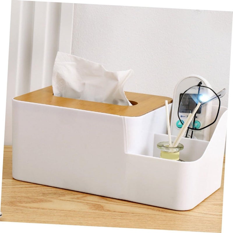 ABOOFAN 2pcs Multifunctional Tissue Box Desktop Napkin Storage for Home Kitchen Office - Image 4