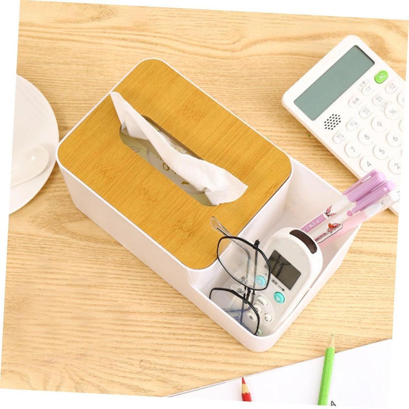 ABOOFAN 2pcs Multifunctional Tissue Box Desktop Napkin Storage for Home Kitchen Office - Image 5