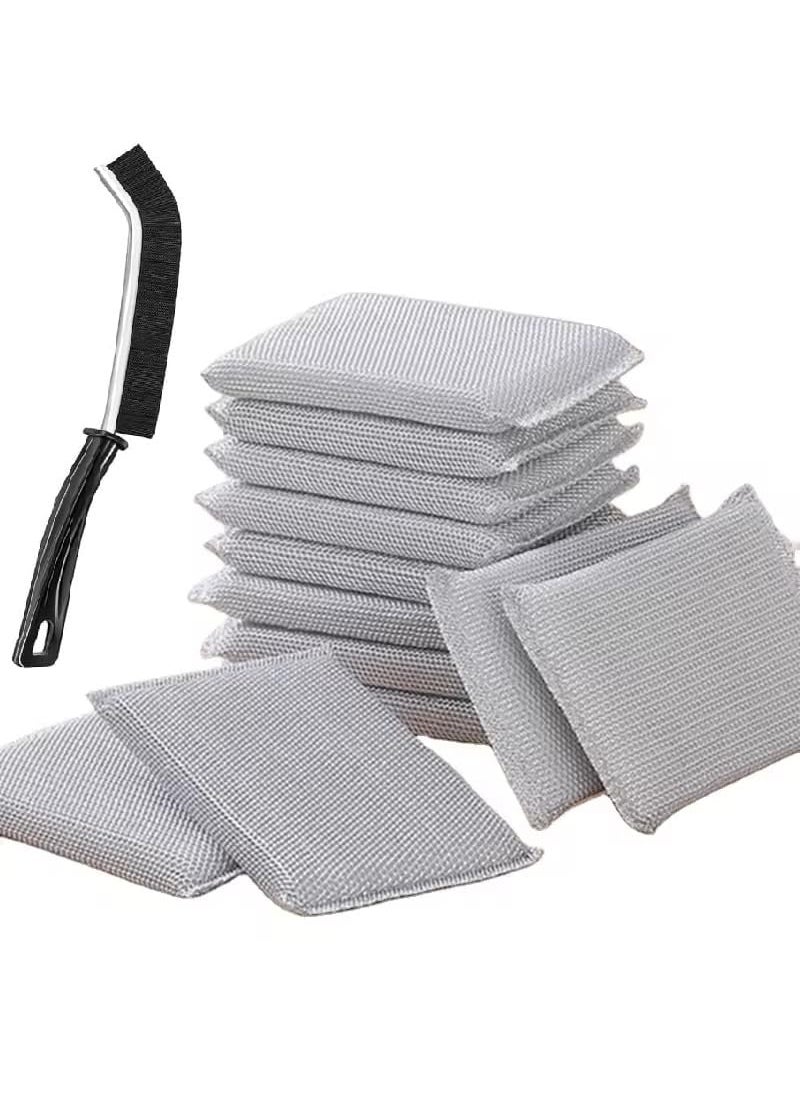 CASTANEA - All-Purpose Sponges, Non Scratch, for Washing and Cleaning Dishes, Premium Scrub and Scrubbers, 6 Pads, Ideal for Kitchen, Bathroom (6) - Image 1