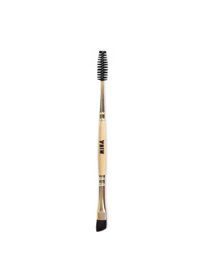 MinaiBrow Instant Hair Dye Kit Medium Brown Natural Spot Coloring Tinting Powder With Duo Angled Brush Water & Smudge Proof 100% Grey Coverage Upto 30 Applications - Image 3