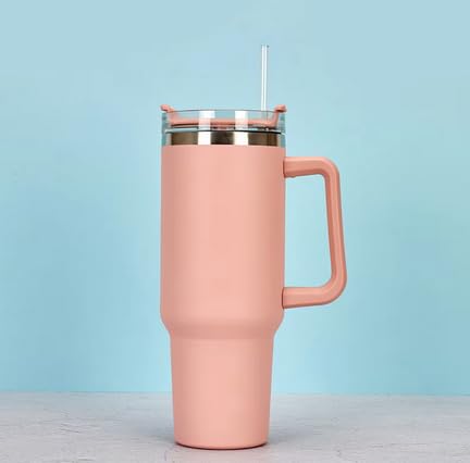 Stainless Steel Tumbler with Lid Straw Double Wall Insulated LeakProof BPAFree Hot Cold Beverage Travel Mug for Office Gym Outdoor Use Available in MultiColour  - Image 4