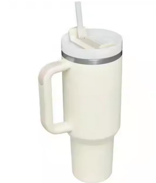 Stainless Steel Tumbler with Lid Straw Double Wall Insulated LeakProof BPAFree Hot Cold Beverage Travel Mug for Office Gym Outdoor Use Available in MultiColour  - Image 1