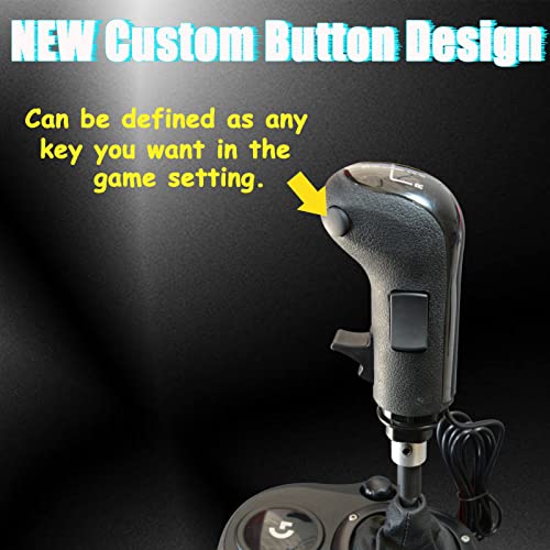Obokidly Upgrade USB Gearshift Knob Support G29 G27 G25 for PXN A10 Compatible with PC for ATS & ETS2 Racing Shifter THRUSTMASTER TH8A American Truck Simulator - Image 3