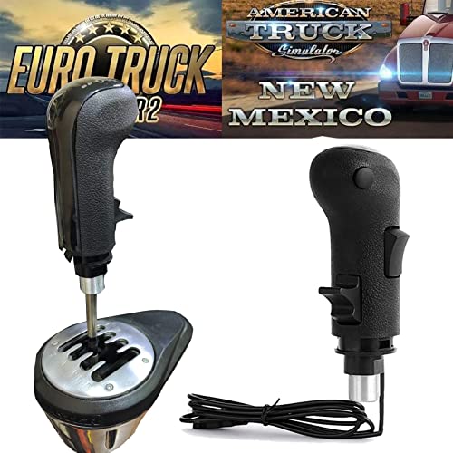 Obokidly Upgrade USB Gearshift Knob Support G29 G27 G25 for PXN A10 Compatible with PC for ATS & ETS2 Racing Shifter THRUSTMASTER TH8A American Truck Simulator - Image 1
