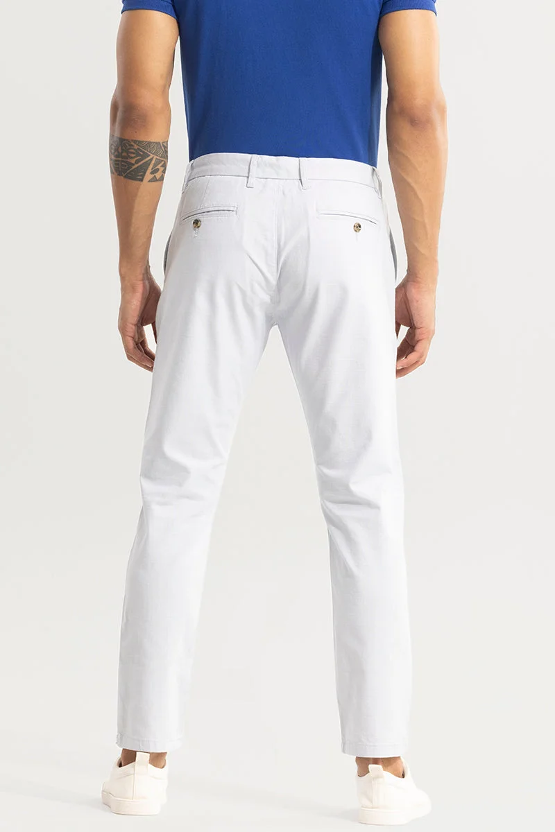 Snitch White Stygian Linen Pant for Men | Best Price UAE