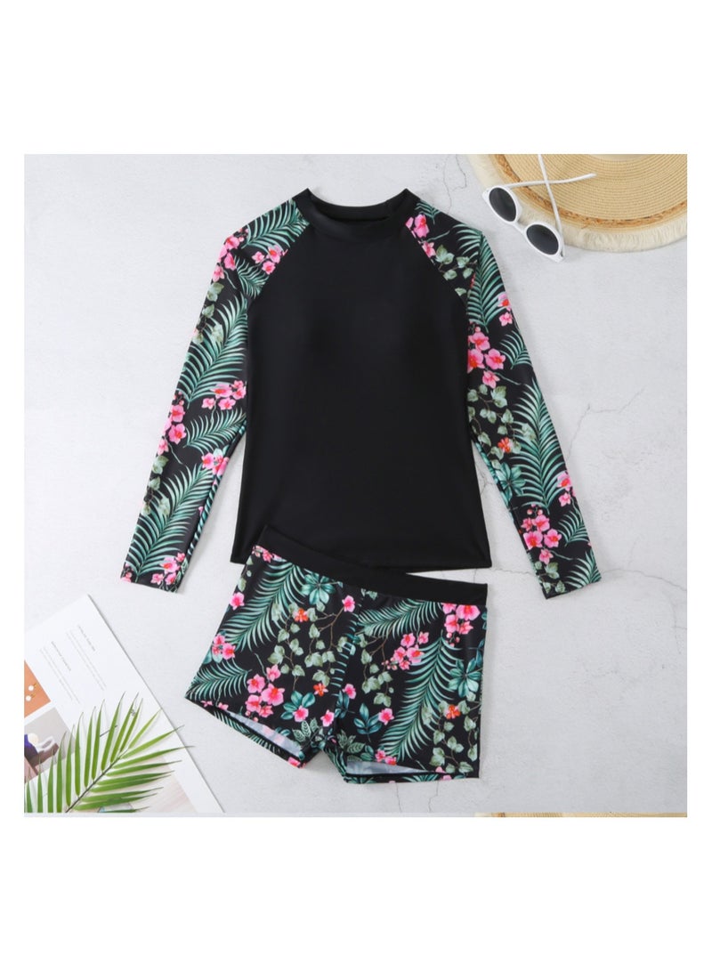 ملابس سباحة نسائية قطعتين للسيدات - Image 2