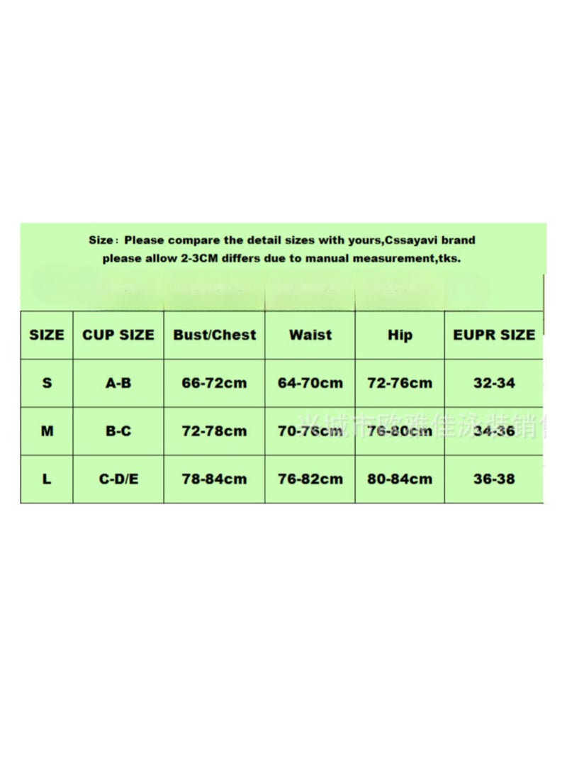 ملابس سباحة نسائية قطعتين للسيدات - Image 4
