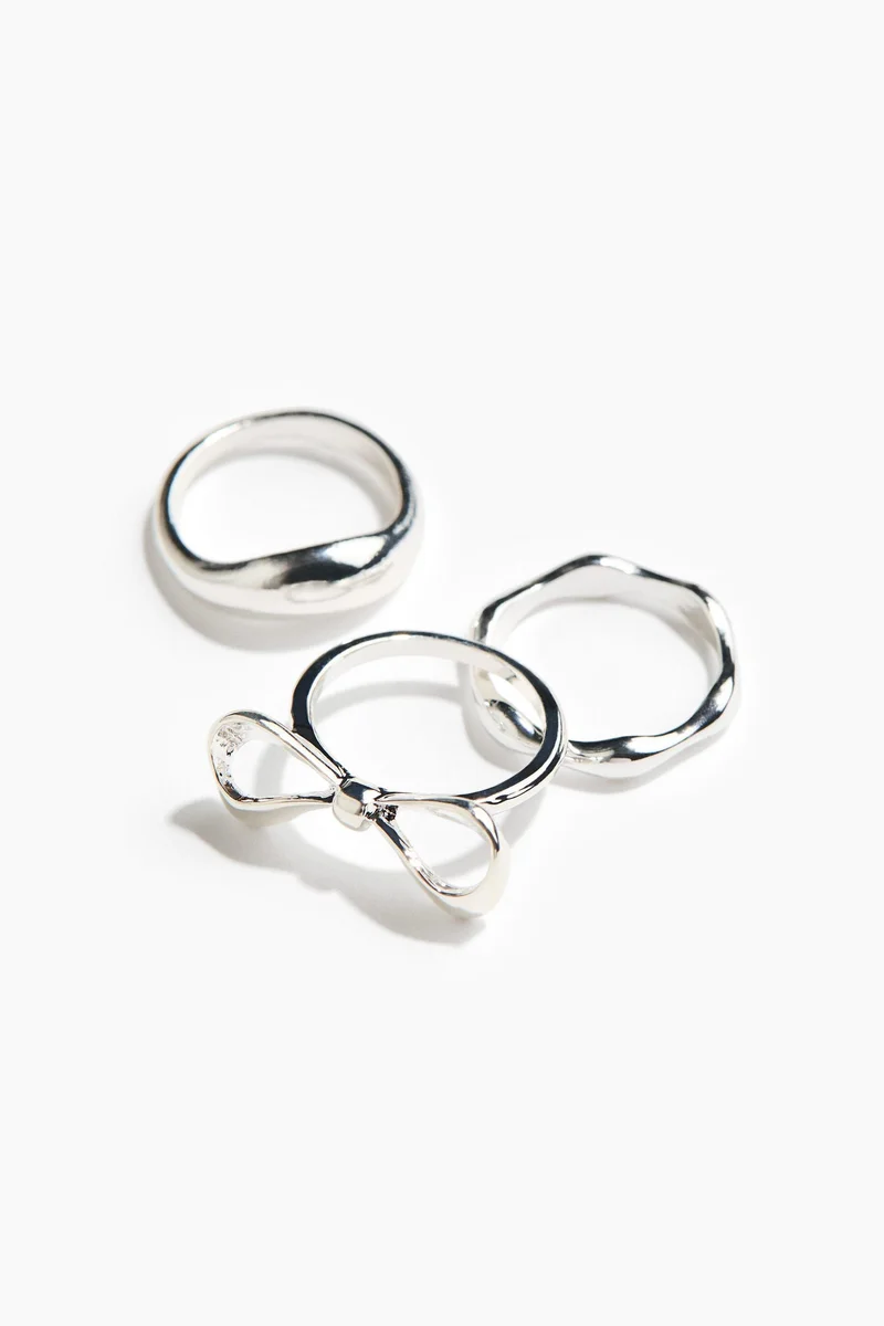 H&M 3-pack rings