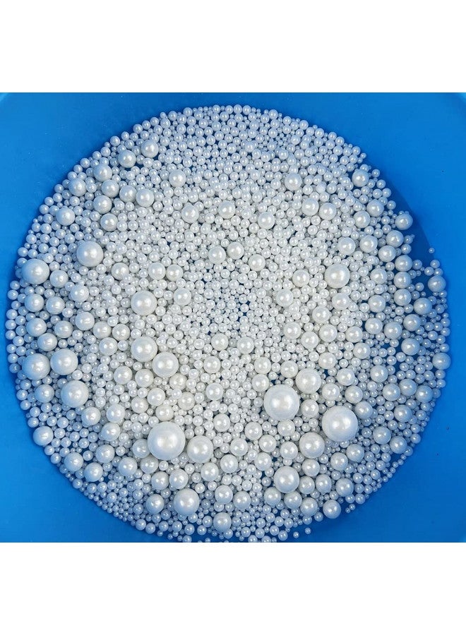 KOOTIPS Sprinkles Sugar Pearls 120g/ 4.2oz, Cupcake Cake Topper mix Sprinkles for Baking Manvscakes Jimmies Cookie Crystal Decorating Nonpareils (White) - Image 3