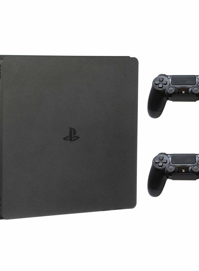 HumanCentric PS4 Slim Mount + 2 Controller Mounts Bundle - Wall or TV Back Mount (Patent Pending) - Image 1