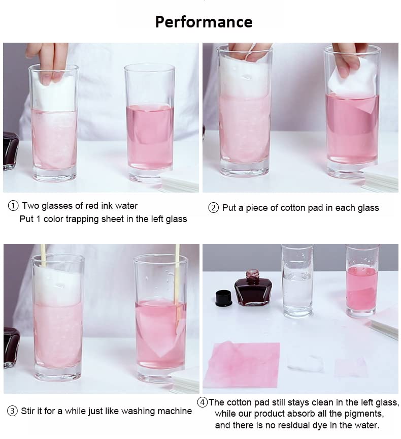 Eco Clean Dye Trapping Sheets 72 Count, Color Absorber Laundry Sheets, Prevent Light Colored Clothes from Being Dyed - Image 4