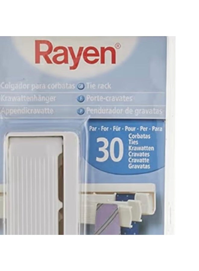 ريان علاقة ربطات عنق دوّارة من Rayen الأصلية – تسع حتى 30 ربطة، تصميم إسباني أنيق لتوفير المساحة وتنظيم دولابك | Tie Rack Rayen 2203 - Image 3