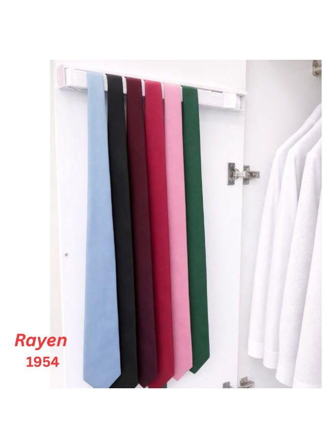 Rayen 2203 Tie Hanger – Rotating Tie Rack for 30 Ties, Original Spanish Brand, Space-Saving Closet Organizer - Image 1