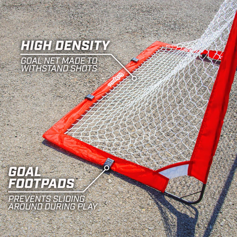GoSports Hockey Street Set - Includes Pop-Up Goal and 2 Hockey Sticks with 2 Balls - Image 5
