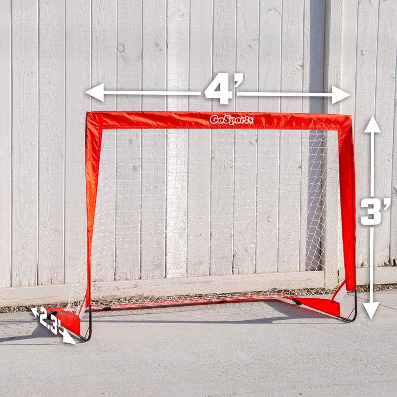 GoSports Hockey Street Set - Includes Pop-Up Goal and 2 Hockey Sticks with 2 Balls - Image 2