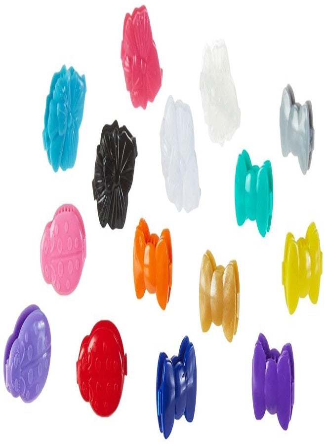 Confidence - GaBBY All DoGGY Bow Bundle - Patented Non-Slip Barrettes - 30 Pack - 2 Barrettes in Each of the 15 Colors & Designs - Image 2