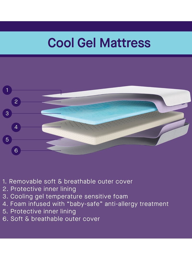 Clevamama Climate Control Mattress 70 x 140 x 10 cm - Cot Bed Size  - Image 3