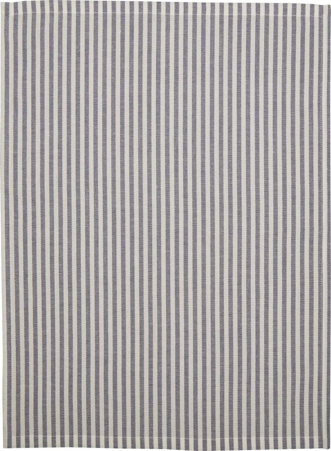 Piper Classics Farmhouse Ticking Stripe Blue Cloth Napkins. Set of 4, 18" x 18" - Image 3
