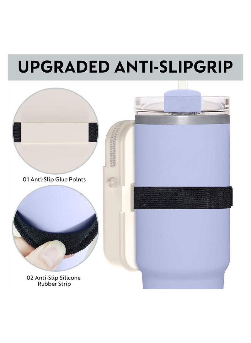 Generic - Water Bottle Pouch for Stanley Quencher Adventure 40oz & for Stanley IceFlow 20oz 30oz Tumbler, Portable Gym Tumbler Accessories, Water Bottle Zipper Pouch for Cards, Keys, Khaki - Image 1