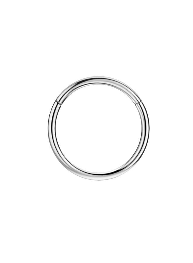 FANSING 11mm 16g Septum Rings for Women 16 Gauge Cartilage Earrings Hoop Silver Piercing Jewelry for Helix Ear Lobe Thick Nose Rings Hoops Surgical steel Septum Jewelry - Image 1