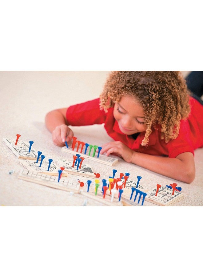 Fun Express Wooden Peg Board Game Variety Pack - Set of 12 - Variety of Old School and Old Fashioned Games - Image 4