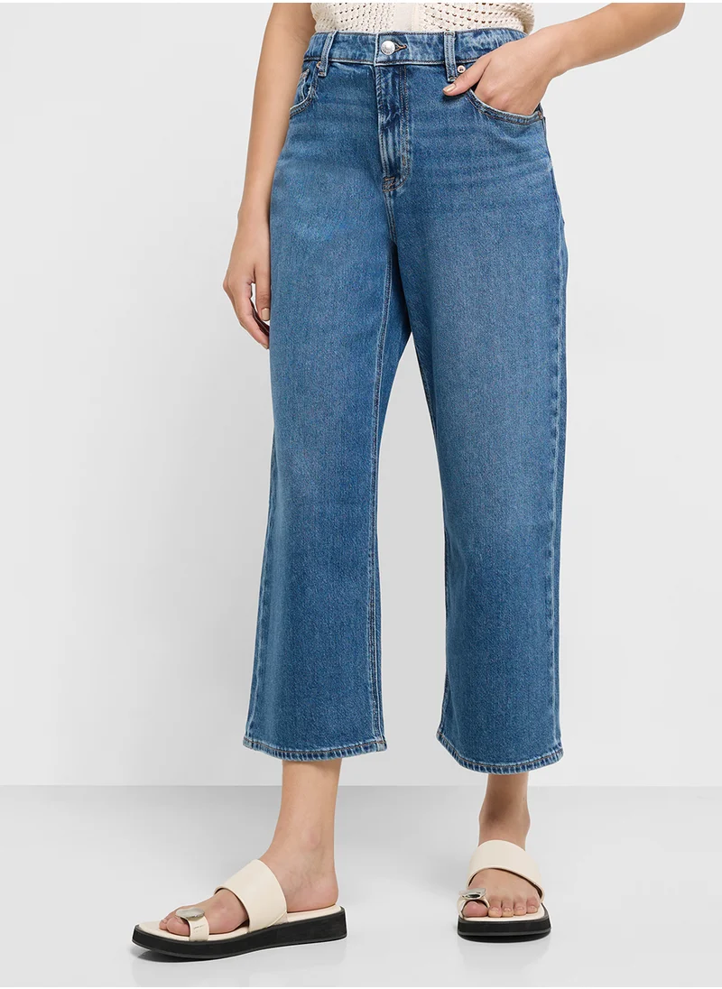 American Eagle AE Stretch High-Waisted Stovepipe Crop Jean