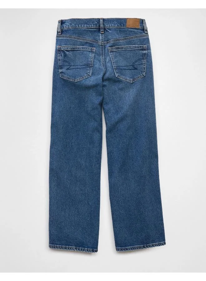 American Eagle AE Stretch High-Waisted Stovepipe Crop Jean