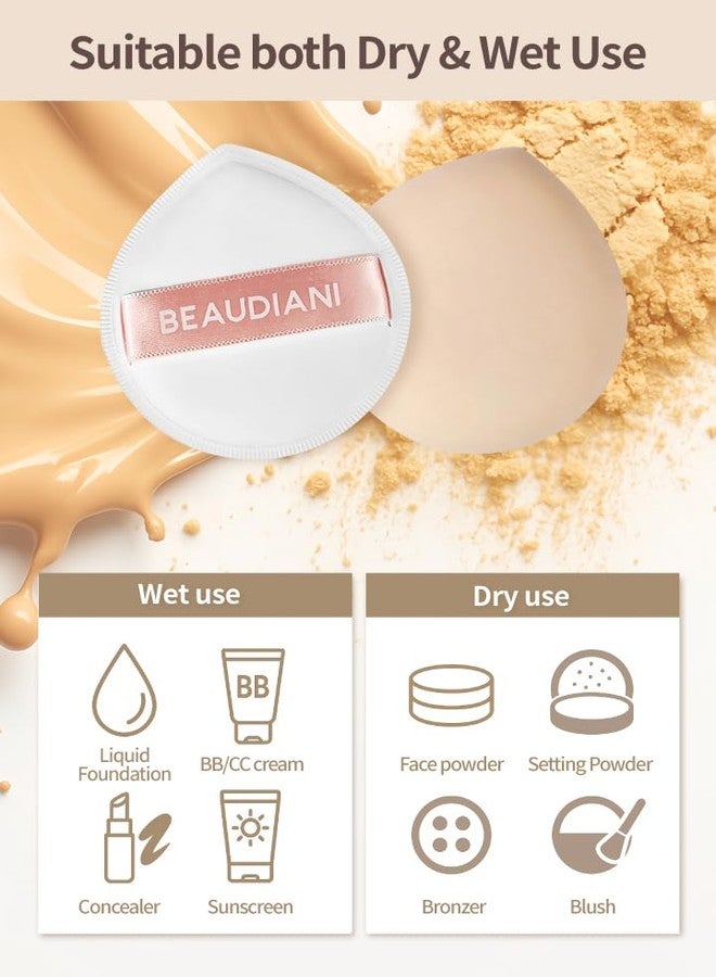 BEAUDIANI Perfect Fit Soft Big Puff – Premium XL Rubycell Makeup Applicator for Seamless Coverage & Flawless Skin – Ultra-Soft, Hygienic, Dense Cushion - Image 5