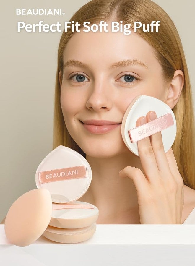 BEAUDIANI Perfect Fit Soft Big Puff – Premium XL Rubycell Makeup Applicator for Seamless Coverage & Flawless Skin – Ultra-Soft, Hygienic, Dense Cushion - Image 2