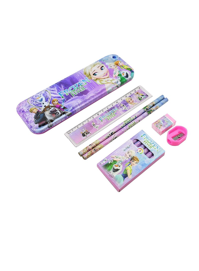 Cable World  Stationary Kit Set for School Kids Girls Boys Birthday Gift  Pencil Pen Book Eraser Sharpener  Multicolor - Image 3