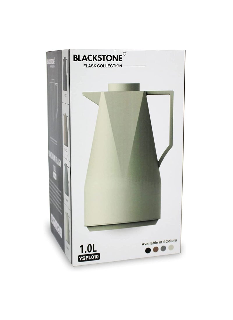 BLACKSTONE - Vacuum Flask Coffee Carafe 1 Ltr Leakproof Thermos Keeps Your Beverages Hot for Long Time -YSFL010 - Image 1