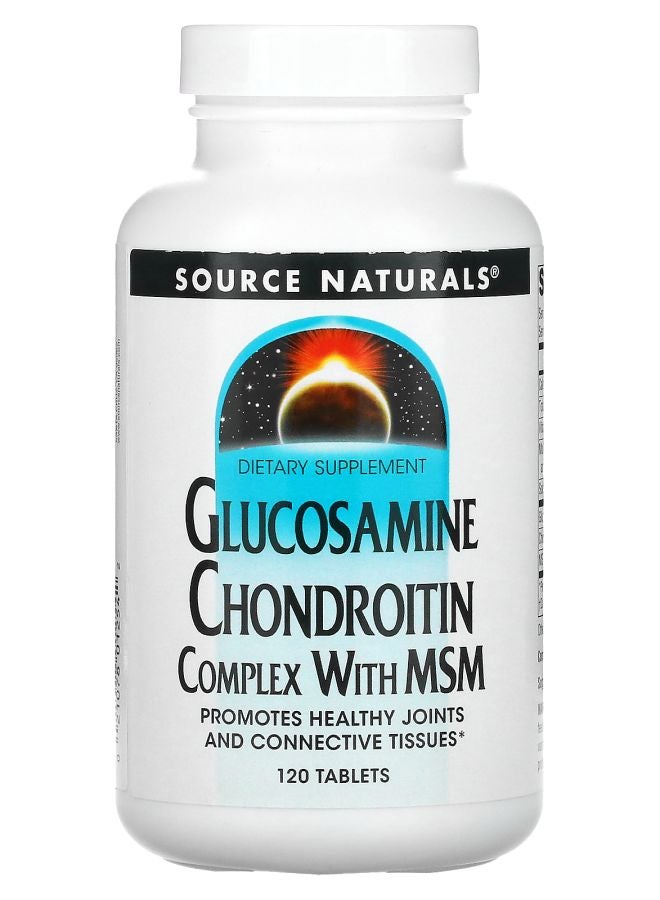 Source Naturals Glucosamine Chondroitin Complex With MSM 120 Tablets