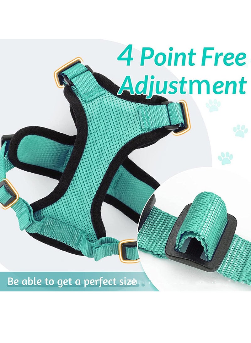 Kidle Adjustable Cat Harness Vest Mesh Escape Proof Cat Harness Cat Lead Set for Walking - Image 5