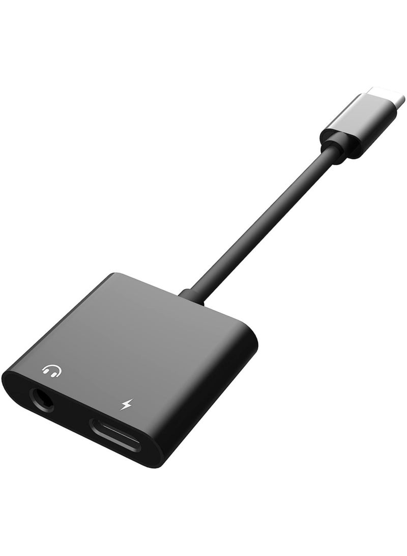 USB C to 3.5mm Headphone Adapter,60W Fast Charge,ivoros Type C Audio Jack Earphone Aux Converter,Work for iPad Pro/Air 4,Samsung Galaxy S21/S20/FE 5G - Image 1