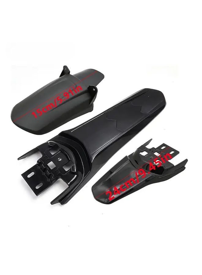 Light Bee Black Extended Rear Fender for Sur Ron Dirt Bike Motorcycle Heavy Duty No Drill Mud Guard Splash Deflector - Image 2