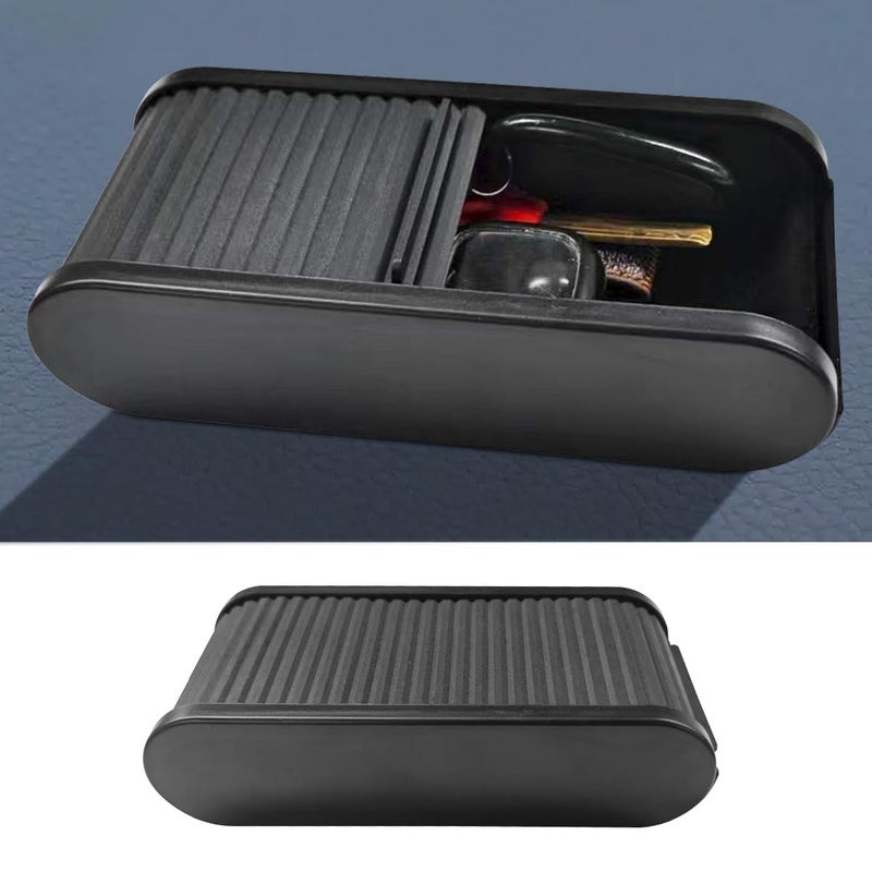 KPFILEH Coin Holder for Car Universal Portable Auto Change Organizer Larger Capacity Car Coin Storage Box Accessories for Most Cars Trucks SUVs1PC - Image 3